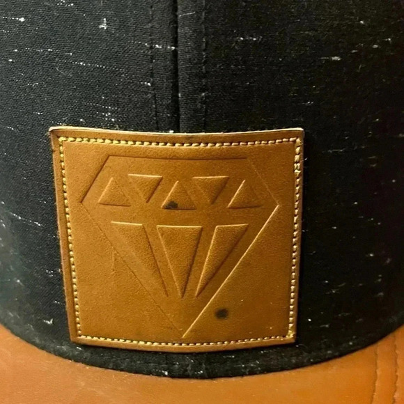 Carbon Element Snapback Men's/Women's Hat Black with Tan - Picture 6 of 12